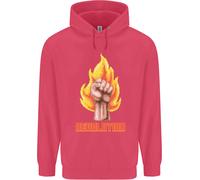 Felpa Per Bambini Pixelata Rivoluzione Anarchia Anarchico 99%