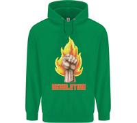 Felpa Per Bambini Pixelata Rivoluzione Anarchia Anarchico 99%