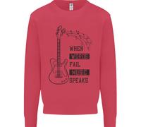 Felpa Per Bambini Quando Le Parole Falliscono La Musica Parla