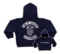 Felpa Per Bambini / Ragazze Sons Of Anarchy SOA Samcro Redwood Originale