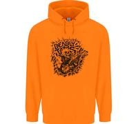 Felpa Per Bambini Rock Metal Punk Guitarista Deadly Tams