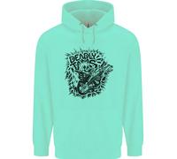 Felpa Per Bambini Rock Metal Punk Guitarista Deadly Tams