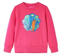 vidaXL Felpa per bambini Rosa brillante Taglia 140