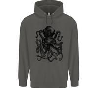 Felpa Per Bambini Scuba Octopus Diver Dive Diving