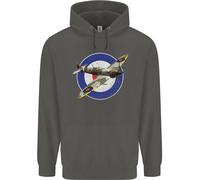 Felpa Per Bambini Spitfire MOD RAF WWII Aereo Da Combattimento Britannico