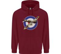 Felpa Per Bambini Spitfire MOD RAF WWII Aereo Da Combattimento Britannico