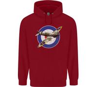 Felpa Per Bambini Spitfire MOD RAF WWII Aereo Da Combattimento Britannico