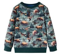 Felpa per Bambini Verde Scuro 140