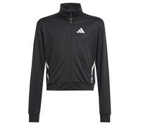 Felpa per ragazze Adidas Junior Train Essentials Game & Go - black/white - Nero (128 cm)