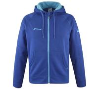 Felpa per ragazze Babolat Exercise Hood Sweat Jr. - Blu (140 cm)