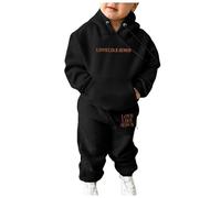 Felpa per ragazze con cappuccio Pantaloni della tuta Set 2 pezzi Love Like Jesus con cappuccio Allenamento Autunno Bambini Tuta Set Christian 2025 Felpa con cappuccio Pantaloni della tuta Set Grafica