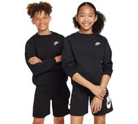 Felpa per ragazze Nike Kids Sportswear Club Fleece - black/white - Nero (M)