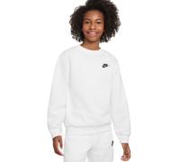 Felpa per ragazze Nike Kids Sportswear Club Fleece Hoodie - Bianco (S)
