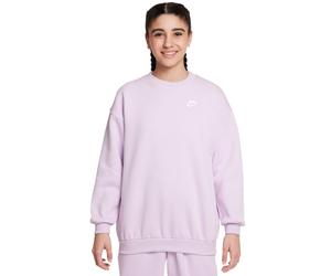 Felpa per ragazze Nike Kids Sportswear Club Fleece Oversized - Viola (S)