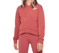 Felpa per ragazze Nike Sportswear Club Fleece Full Zip - Marrone (S)