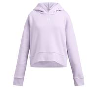 Felpa per ragazze Under Armour Girls UA Rival Fleece Crop - Viola (L)