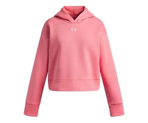 Felpa per ragazze Under Armour Rival Fleece Crop - bittersweet pink/white - Rosa (L)