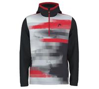 Felpa per ragazzi Head Boys Vision Topspin - black/print vision - Nero (152 cm)