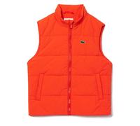 Felpa per ragazzi Lacoste Kids' Lacoste Taffeta Vest Jacket - orange - Arancione (176 cm)
