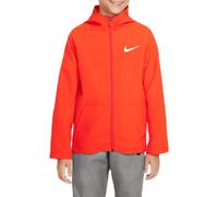 Felpa per ragazzi Nike Boys Dri-Fit Woven Training Jacket - picante red/picante red/white - Rosso (L)