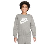 Felpa per ragazzi Nike Kids Sportswear Club Fleece - dark grey heather/white - Grigio (S)