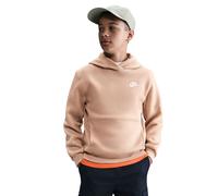 Felpa per ragazzi Nike Kids Sportswear Club Fleece Pullover - hemp/white - Marrone (S)