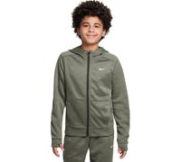 Felpa per ragazzi Nike Kids Therma-FIT Full-Zip Hoodie - cargo khaki/white - Verde (XL)