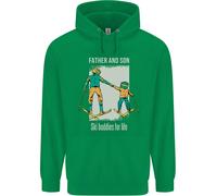 Felpa Per Sciatori Padre E Figlio Per La Festa Del Papà