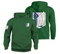Felpa Personalizzata - Attack on titan - corpo di ricerca - survey corps