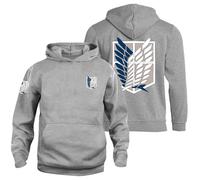 Felpa Personalizzata - Attack on titan - corpo di ricerca - survey corps