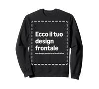 Felpa Personalizzata Con La Tua Immagine Fronte-Retro