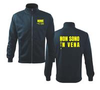 Felpa Personalizzata - Non Sono in Vena - SOCCORRITORE Infermiere Soccorso Ambulanza 112 Medico OSS - Divertente,Spiritosa,Idea Regalo (IT, Testo, S, Regular, Regular, Stampa Giallo Fluo)