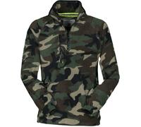 Felpa Uomo in Pile Con Mezza Zip Invernale Tasche Maglia da Lavoro Sport Payper