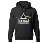 FELPA PINK FLOYD THE DARK SIDE OF THE MOON CON CAPPUCCIO HOODIES ROCK BAND