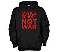 Felpa Politic KE10 Peace Make school not war Pacifismo contro la guerra