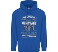 Felpa Premium Vintage 44° Compleanno 1981 Uomo