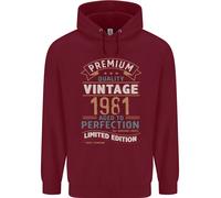 Felpa Premium Vintage 44° Compleanno 1981 Uomo