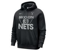 Felpa pullover con cappuccio Brooklyn Nets Club Courtside Nike NBA - Uomo - Nero L