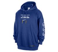 Felpa pullover con cappuccio Golden State Warriors Courtside Jordan NBA Club Premium - Uomo - Blu L