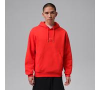 Felpa pullover con cappuccio Jordan Flight Fleece - Uomo - Rosso L