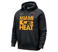 Felpa pullover con cappuccio Miami Heat Club Courtside Nike NBA - Uomo - Nero L