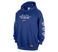 Felpa pullover con cappuccio New York Knicks Courtside Jordan NBA Club Premium - Uomo - Blu