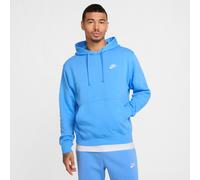 Nike Sportswear Club, Felpa con Zip Uomo, Dk Grey Heather/Matte Silver/White, S