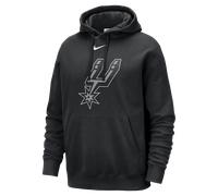 Felpa pullover con cappuccio San Antonio Spurs Club Nike NBA - Uomo - Nero M