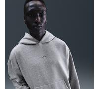 Felpa pullover da basket con cappuccio in tessuto spazzolato Therma-FIT Nike Standard Issue - Uomo - Grigio