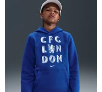 Felpa pullover da calcio Nike con cappuccio Chelsea FC Club - Ragazzo - Blu XS