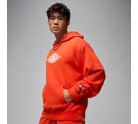 Felpa pullover in fleece con cappuccio Jordan Rare Air - Uomo - Rosso M
