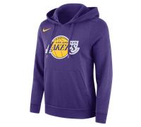Felpa pullover in fleece con cappuccio Los Angeles Lakers Club Nike NBA - Donna - Viola XS (IT 36-38)
