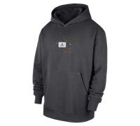 Felpa pullover in fleece con cappuccio Los Angeles Lakers Jordan Basketball Flight - Uomo - Grigio