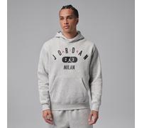 Felpa pullover in fleece con cappuccio Milan Jordan - Uomo - Grigio L